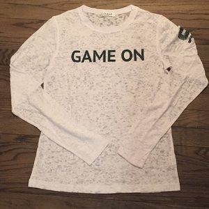 Michigan State University Long sleeve burnout crew